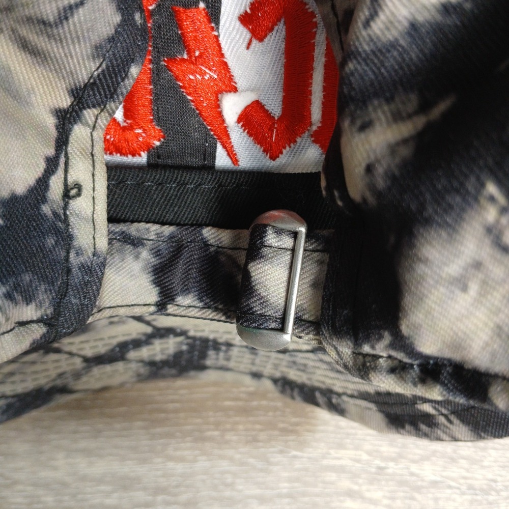 AC/DC Adjustable Baseball Cap Hat‎ H3 Headwear Black Tie-Dye HA - Picture 7 of 8